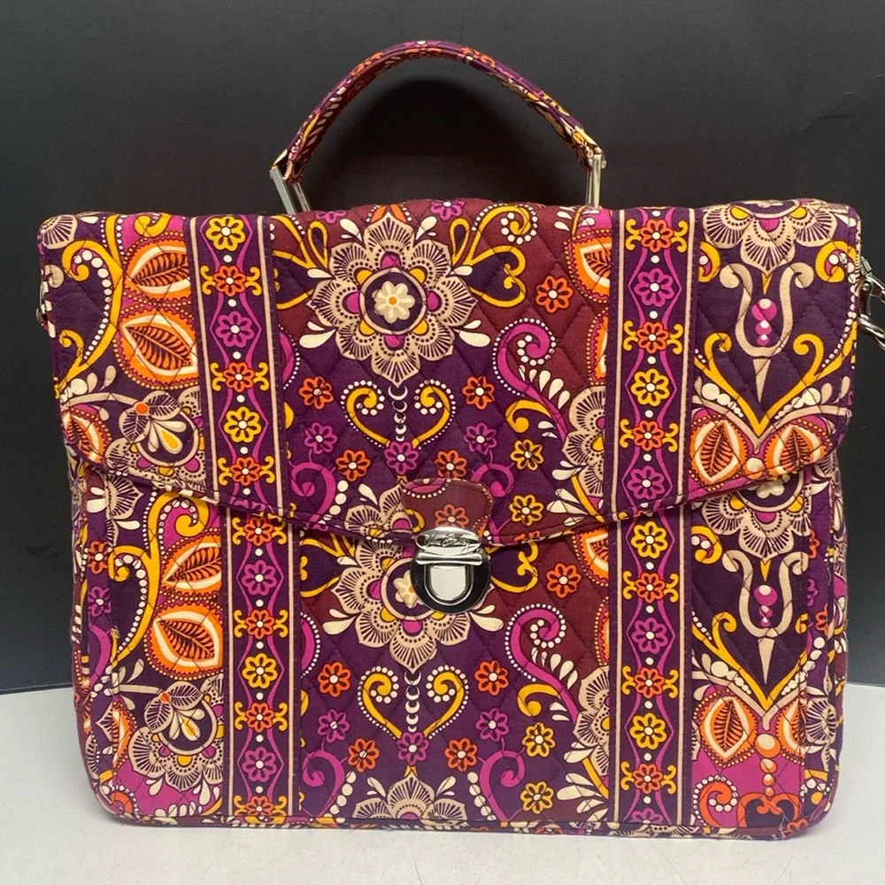 Vera Bradley Safari Sunset Messenger Crossbody Shoulder Bag